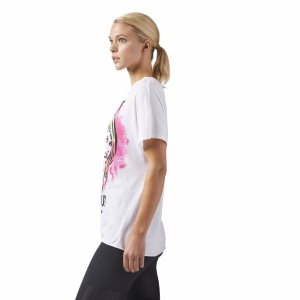 Reebok x AIKO T Shirt Damen - Weiß - DE 695-OTW